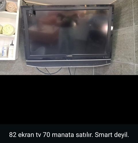 82 ekran (təxminən 32 düym) Grundig televizor. Smart funksiyası — Bakı