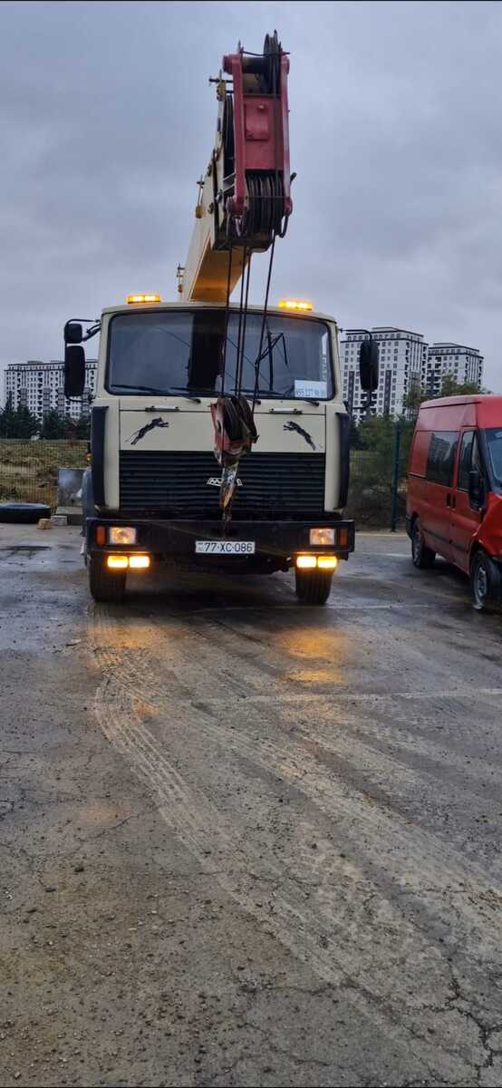 MAZ, 1997 il 77-XC-086 — İnşaat texnikası, Bakı (3)