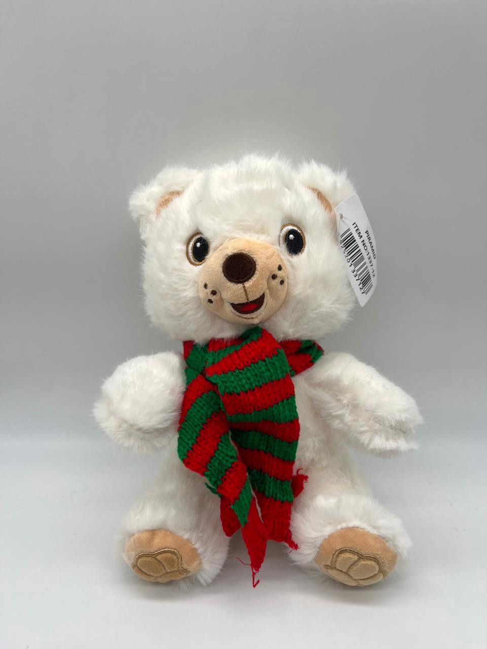 Yumşaq oyuncaq Teddy Bear 1, peluş, ağ, 20 sm — Yumşaq oyuncaqlar, Bakı