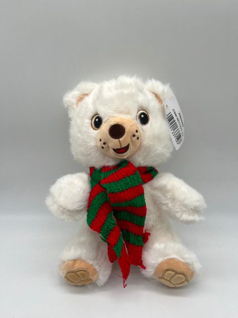 Yumşaq oyuncaq Teddy Bear 1, peluş, ağ, 20 sm — Bakı