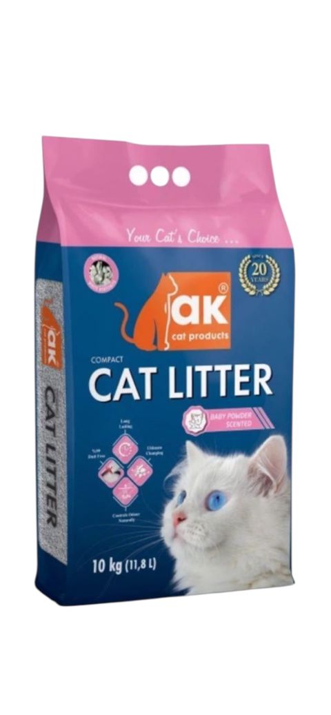 Pişik tualeti üçün doldurucu AK, uşaq pudrası, 10 kq — Bakı