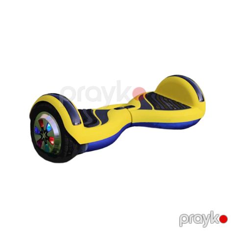 Segway 8 düyüm,üstü işıqlı,sarı-mavi — Bakı
