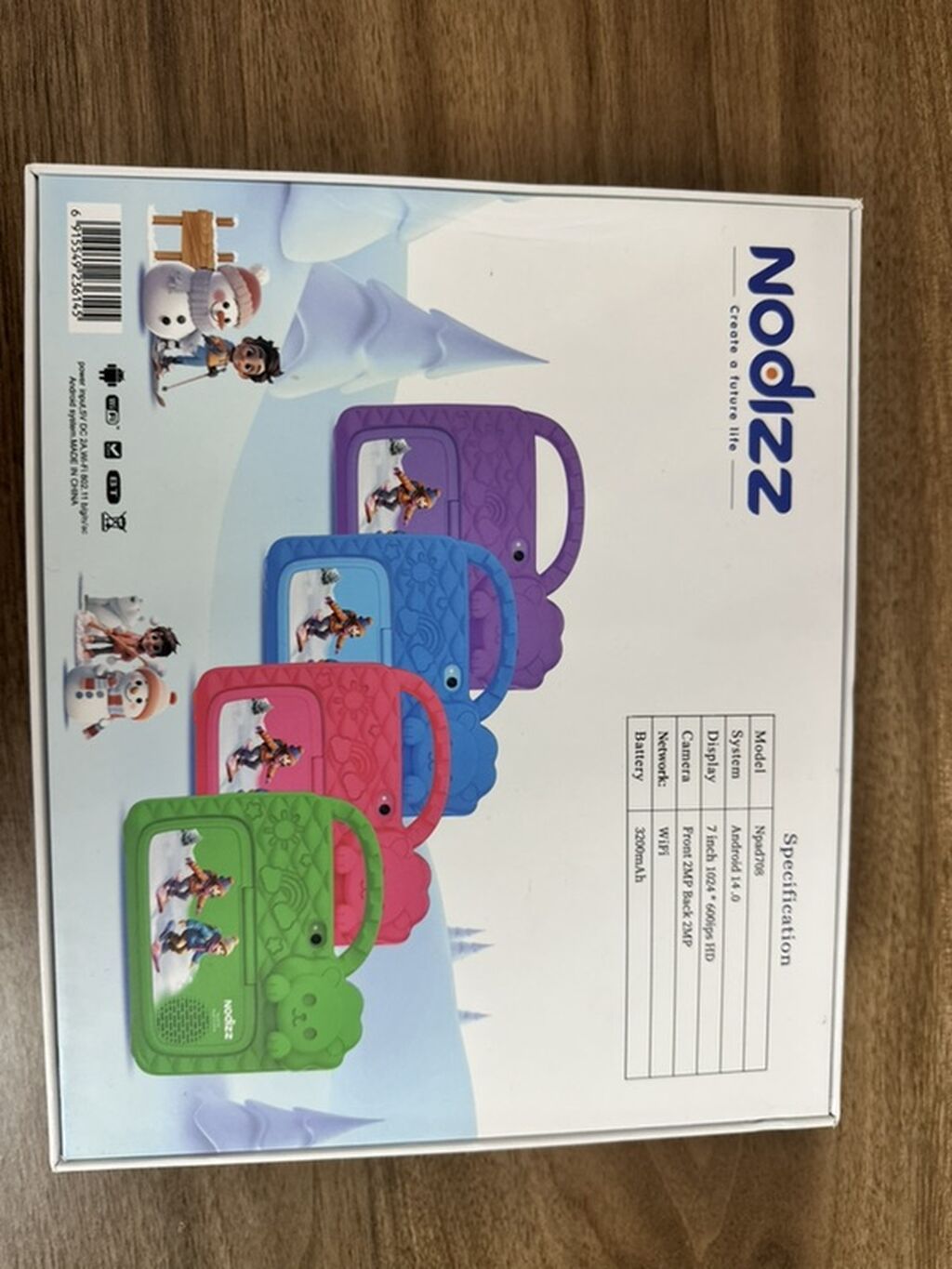 Nodizz Npad708 Kids Study Tab – 7 düym, Wi‑Fi, HD Məhsulun — Digər planşetlər, Sumqayıt (6)