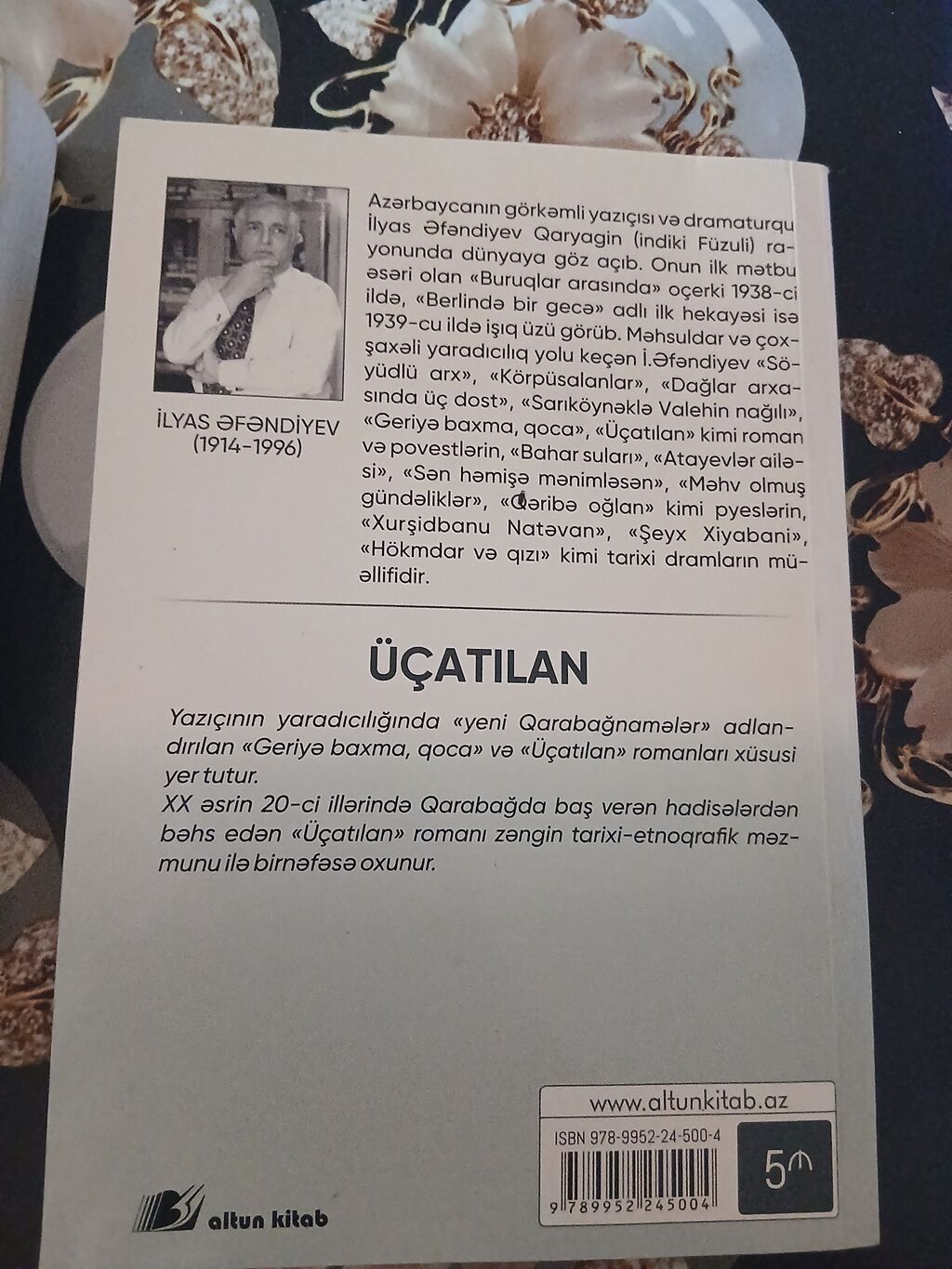 Sadəcə 2 həftə öncə alınıb Kitab: Üçatılan Müəllif: İlyas Əfəndiyev — Kitablar, Gəncə (2)
