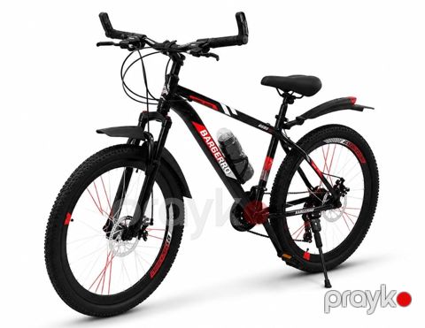 Uşaq velosipedi Bargerroo 24", qara/qırmızı — Bakı