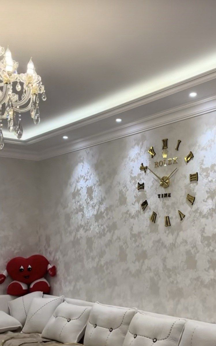 3D divar saatları — Dekor və interyeri, Bakı (6)