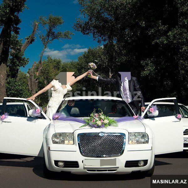 Chrysler Bey gəlin maşıni, 2011 il — Minik avtomobili icarəsi, Bakı (2)