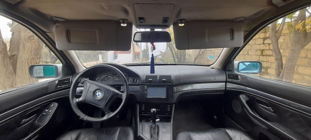 BMW 5 Series E39 sedan - Kuzov: gümüşü rəng, 4 qapı, orijinal E39 — Avtomobillər, Qobustan