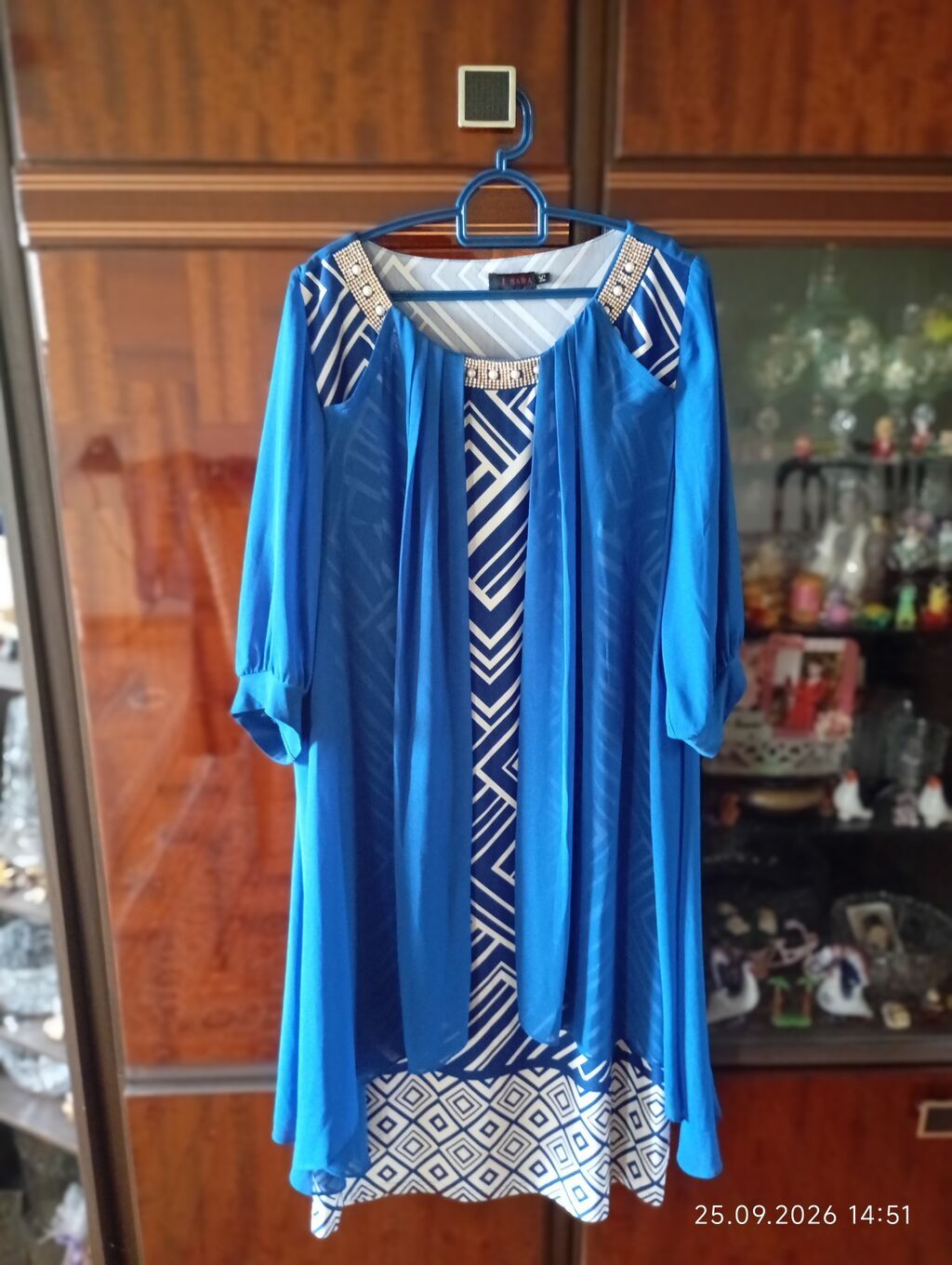 Qadın geyimləri dəsti 1) Qara palto-kardiqan - Minimalist dizayn — Kostyum, Bakı (3)