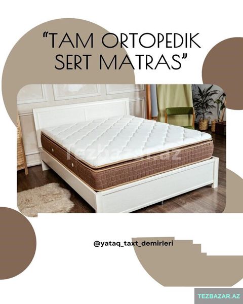 Matraslar, ortopedik matraslar, sərt matras, taxtmatrasi — Bakı