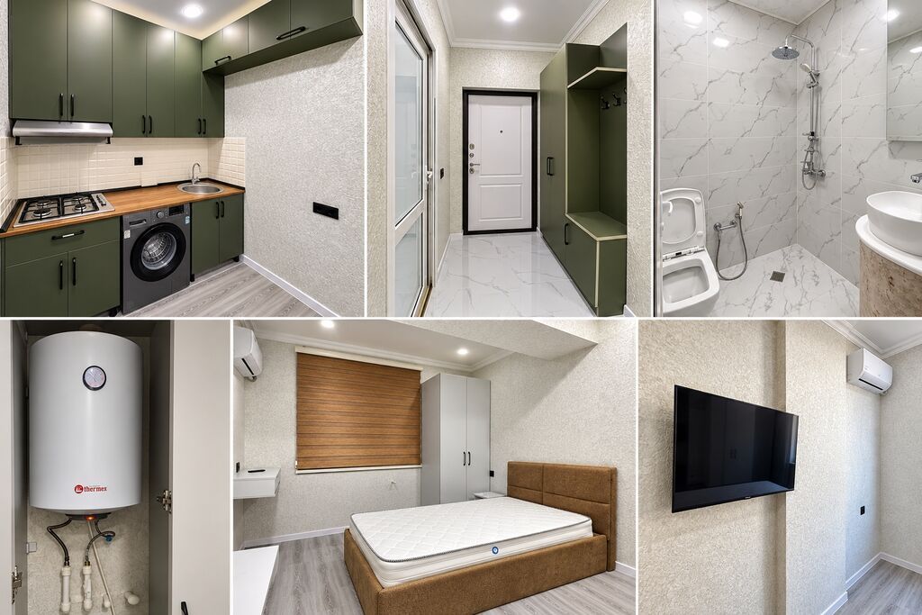1 otaqlı, Yeni tikili, 29 kv. m — Mənzil, Bakı (2)