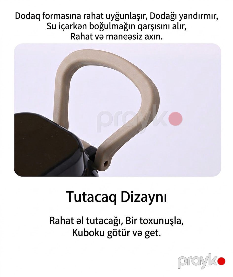 Termos 7350, paslanmayan polad, qara, 600 ml — Mallar, Bakı (3)