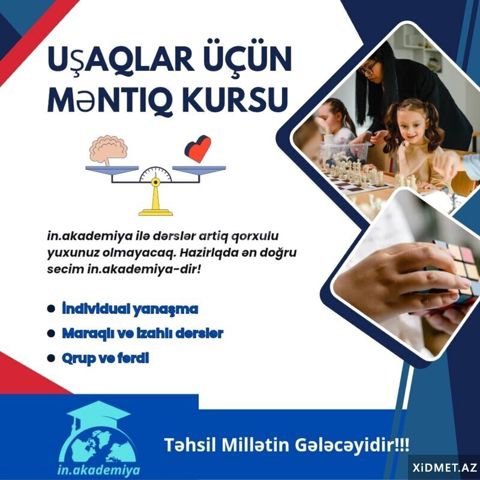 Uşağlar üçün Məntiq kursları — Bakı