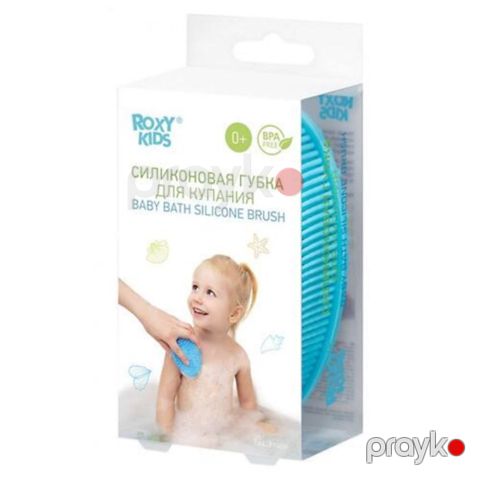 Uşaq üçün antibakterial süngər Roxy Kids RBS-003, mavi — Bakı