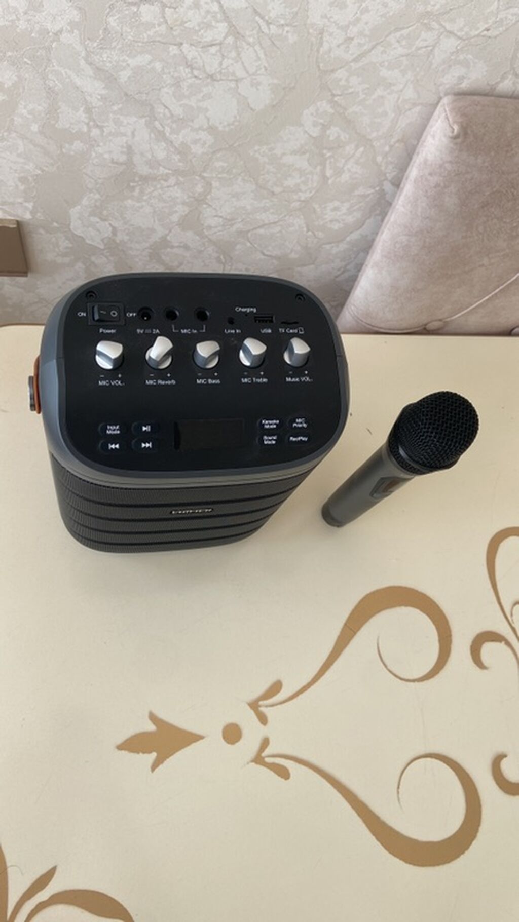 Edifier daşınan karaoke və Bluetooth akustik sistemi + simsiz mikrofon — Karaoke, Digah (2)