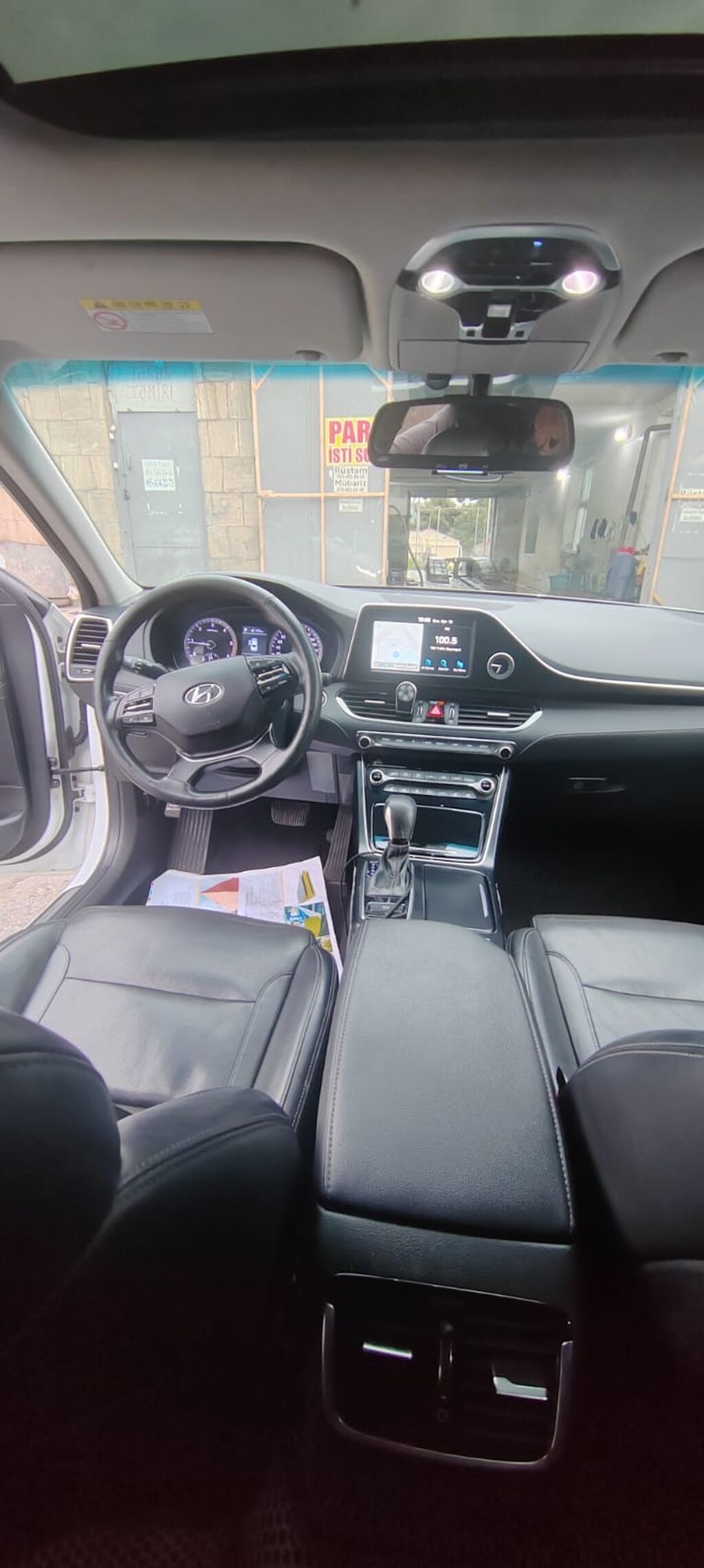 Hyundai Grandeur – işgüzar sinif sedan Xarici: - Ağ rəngli kuzov — Avtomobillər, Digah (5)