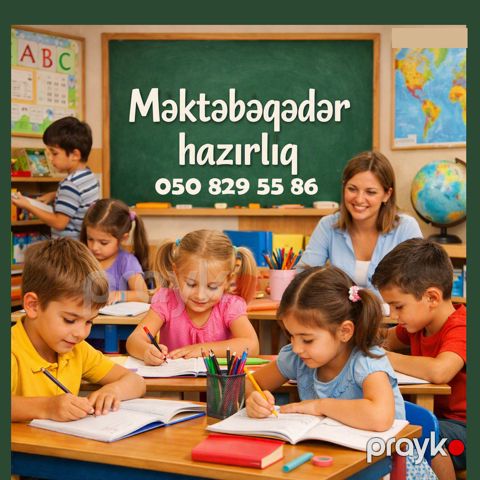 Məktəbəqədər Hazırlıq Dərsləri Az-Rus bölmə — Bakı