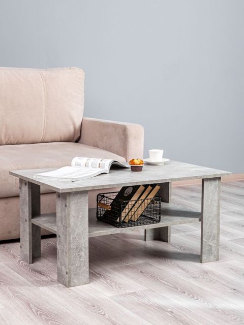 Jurnal masası Letta Beton, 43х55х90 sm, Ldsp, boz — Bakı