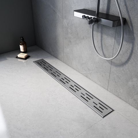 Paslanmaz linear duş kanalı) və döşemə trapı — Bakı