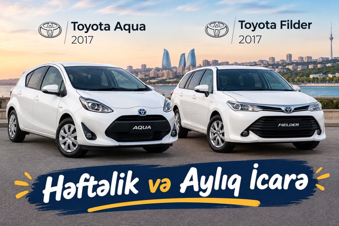 Toyota Aqua icarəsi — Avtomobil icarəsi, Bakı (2)
