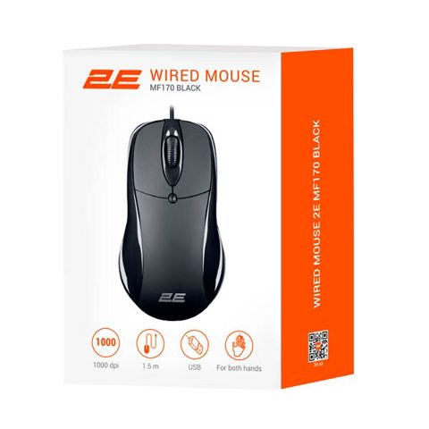 2E Mouse MF170 USB Black 2E-MF170UB — Bakı