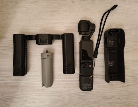DJI Pocket 2 Creator üçün portativ 3 oxlu stabilizator kamera seti — Bakı