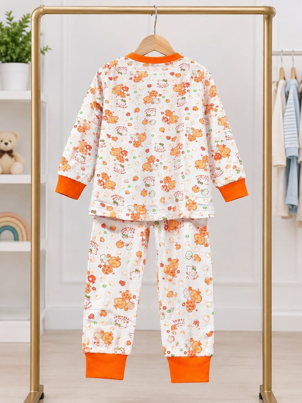 Uşaq pijama dəsti – uzunqol köynək və şalvar - Model: 2 parça pijama — Ev paltarı, Bakı (2)