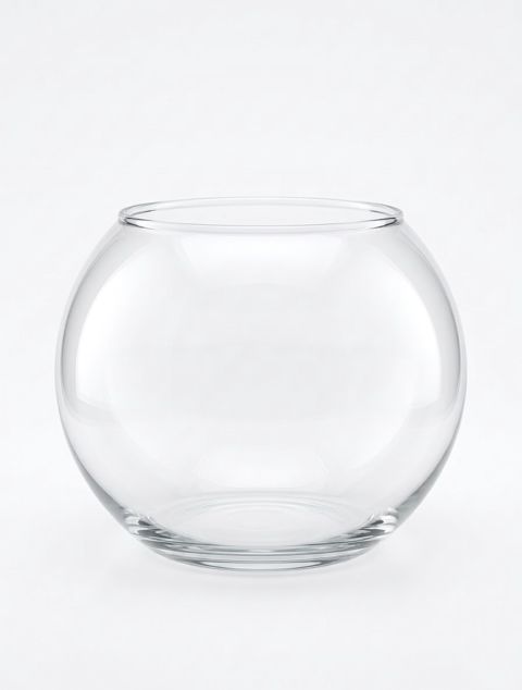 Akvarium, dairəvi, şəffaf, 1.5 l — Bakı