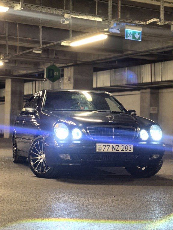Mercedes E 240, 2.6 L, 2000 il, 460 000 km 77-NZ-283 — Avtomobillər, Bakı (5)