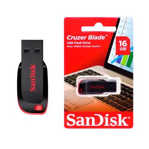 SanDisk Cruzer Blade Flash Drive 16GB — Bakı