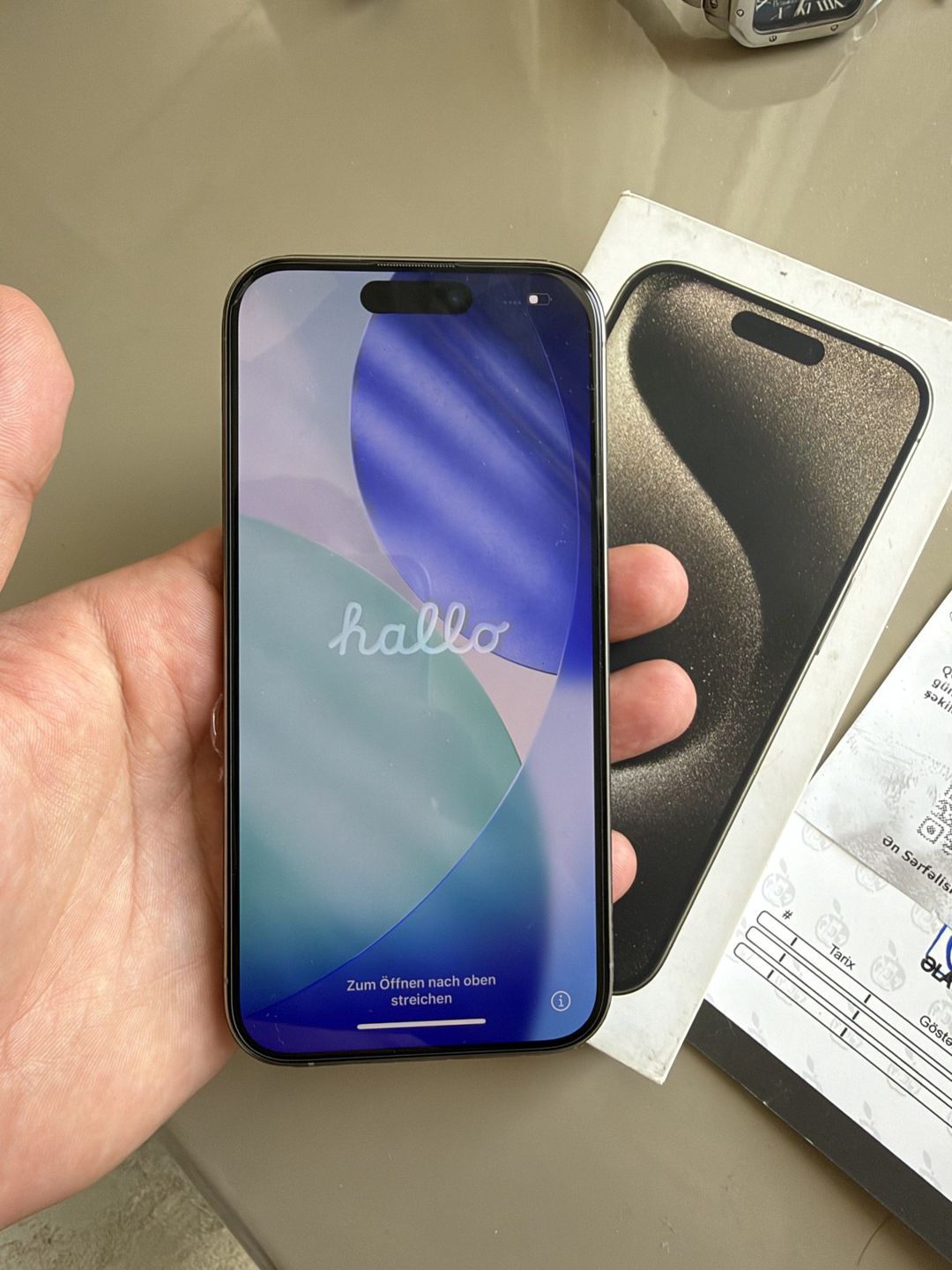 Apple iPhone 15 Pro Natural Titanium 256GB/8GB — Smartfonlar, Bakı