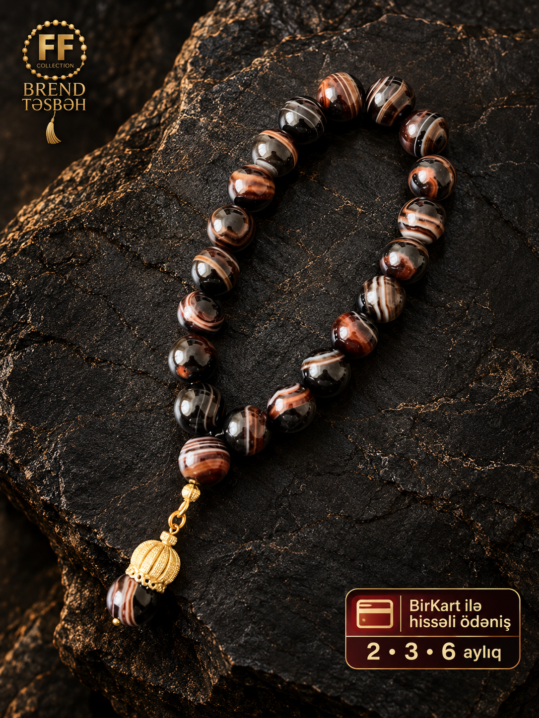 Təsbeh FF Collection təbii daş — Bakı