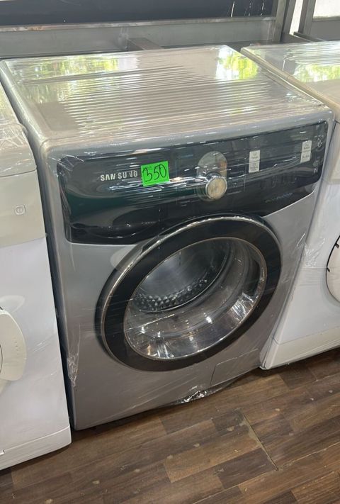 Samsung önyükləmə paltaryuyan maşın - Rəng: gümüş/qara ön panel - Ön — Digah