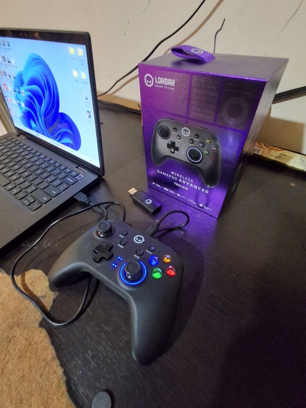Lorgar TRIX-510 Wireless Gamepad Advanced - Simsiz oyun pultu, USB — Aksesuarlar, Masazır