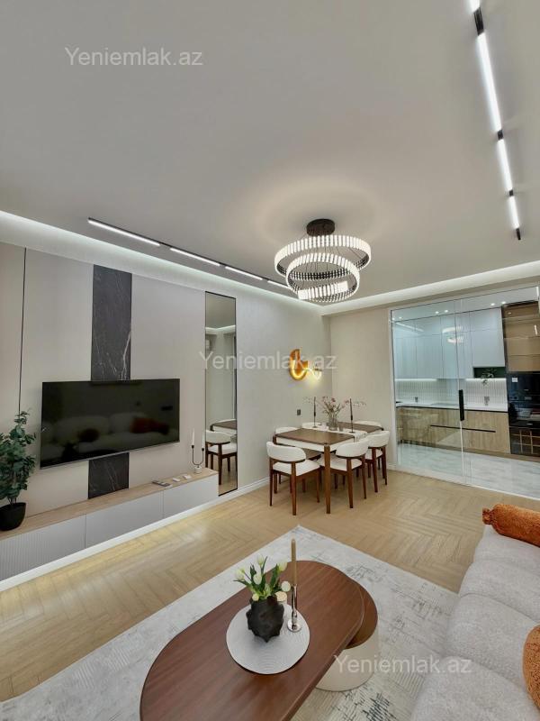 Kirayə 3 otaqlı Bina evi menzil (Yeni tikili), 100 m², Nərimanov rayonu — Mənzil, Bakı (2)