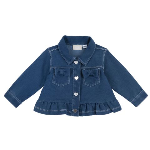 Qızlar üçün yüngül gödəkçə Chicco 9087886000000-85, mavi, pambıq/polyester/elastan, ölçü 3 ay - 8051700404157 — Bakı