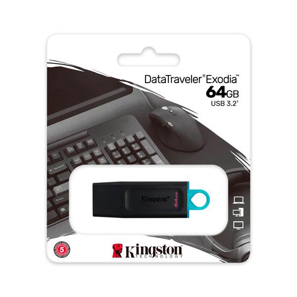 Kingston DataTraveler Exodia 64GB Flash Drive — Mallar, Bakı