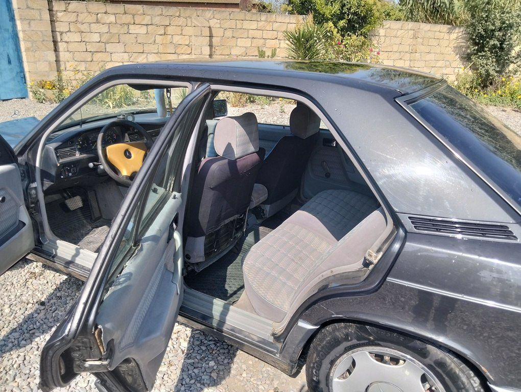 Mercedes 190, 2.0 L, 1991 il, 165 750 km — Avtomobillər, Bərdə (8)