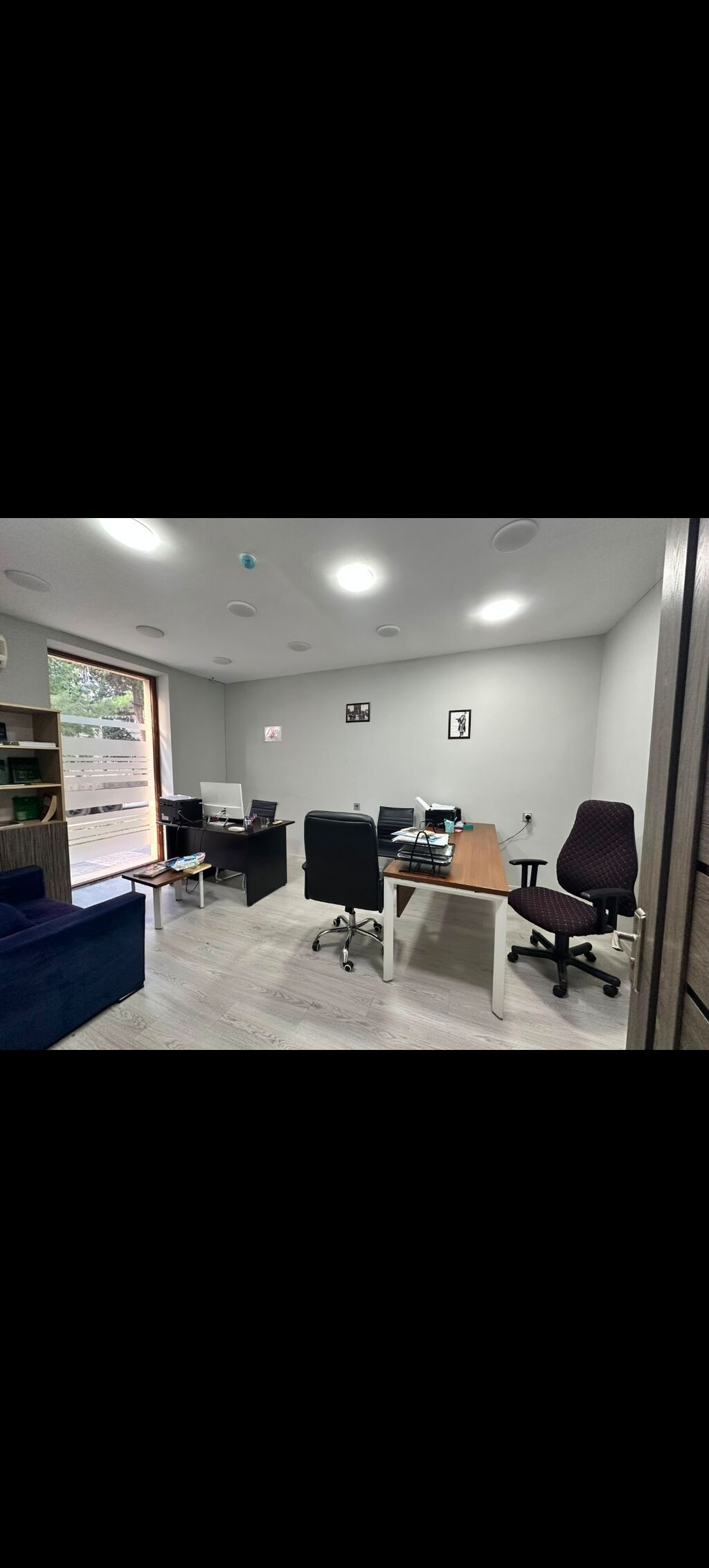 İcarəyə ofis sahəsi - Plan: 2 ayrı iş otağı + dəhliz + sanitar — Ofis, Digah (2)