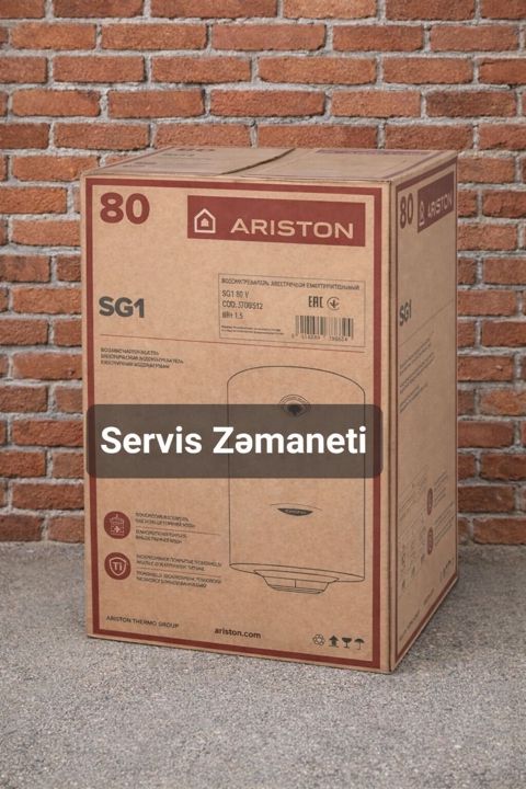 Ariston 80 l, Yeni, Kredit yoxdur, Pulsuz çatdırılma, Rayonlara çatdırılma — Su qızdırıcıları