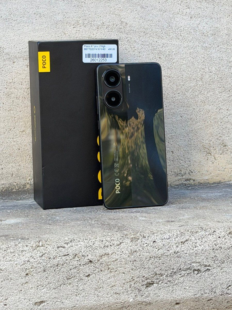 Xiaomi Poco X7 Pro Black 256GB/8GB — Smartfonlar, Bakı (4)