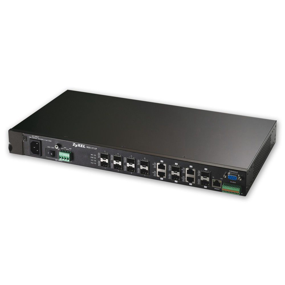 12 Port Switch L2+ Metro Gigabit Ethernet Zyxel MGS-3712F — Mallar, Bakı