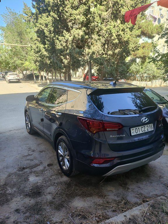 Hyundai Santa Fe, 2.0 L, 2016 il, 166 384 km 01-CZ-216 — Avtomobillər, Sumqayıt (6)