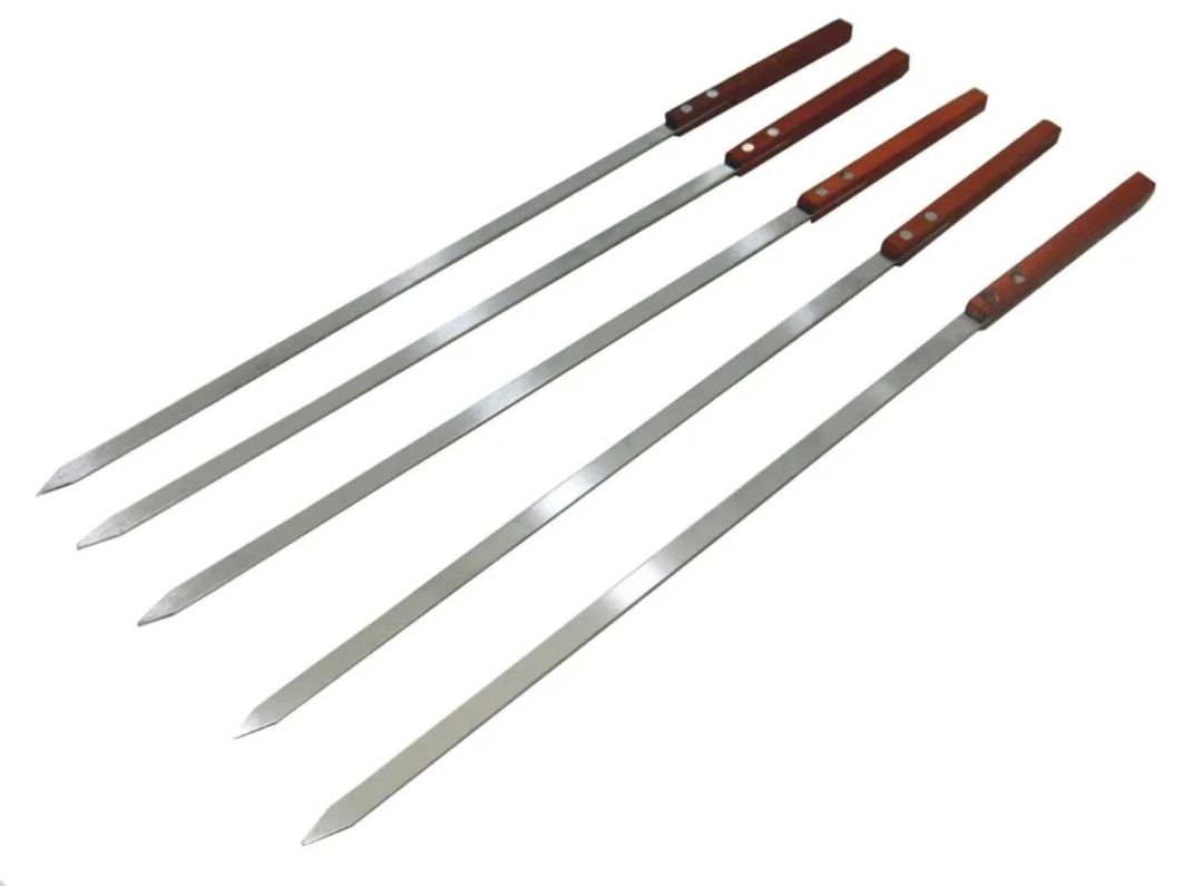 Şiş dəsti, paslanmayan metal, 70 sm, 5 əd — Mallar, Bakı (2)