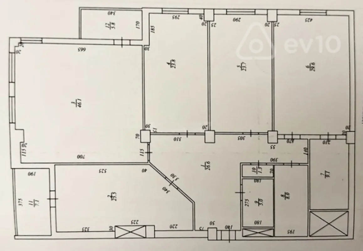 4 otaqlı mənzil, 211 m², Senan Kərimov küçəsi — Mənzil, Bakı (12)