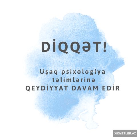 Uşaq psixologiyası təlimi — Education and Courses