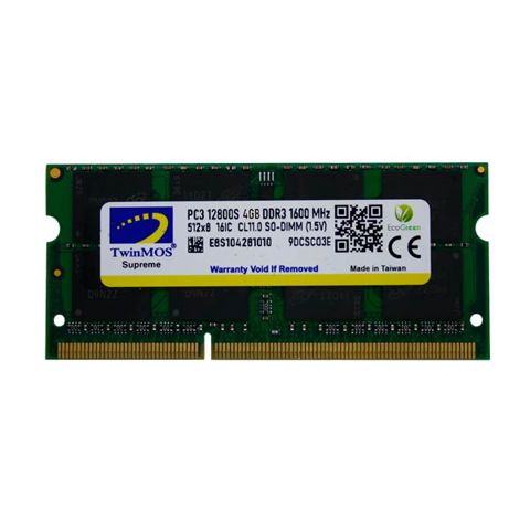 TwinMOS 4GB DDR3 1600MHz So-dımm for Notebook — Bakı