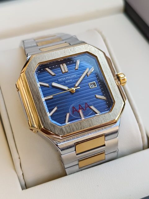Kişi qol saatı Cubitus TCS 2277 Silver/Gold/Blue — Bakı