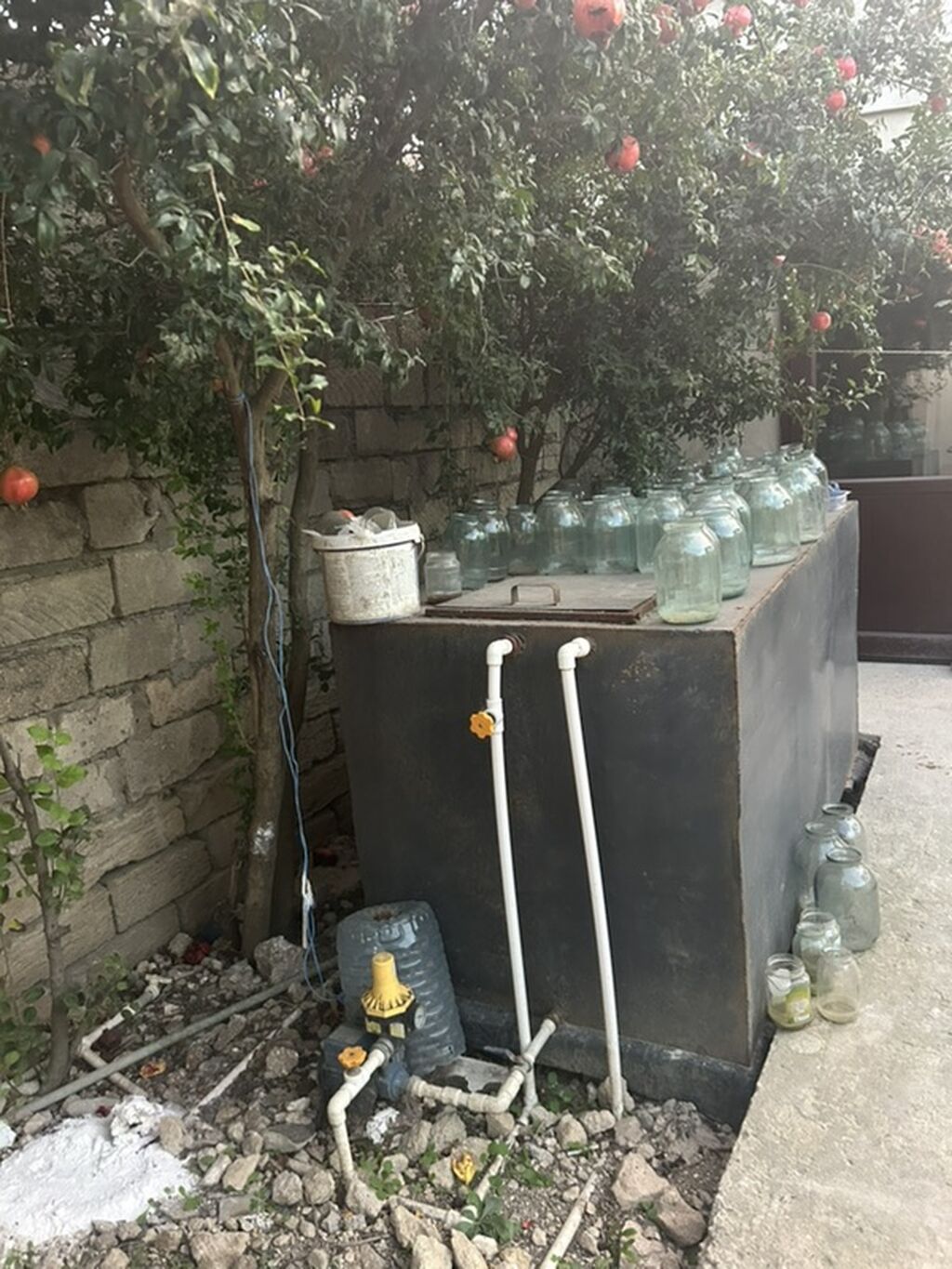 Bak, Metal, 2000 l l, Yeni, Ünvandan götürmə — Su çənləri, kanisterləri, bochkalar, Digah (2)
