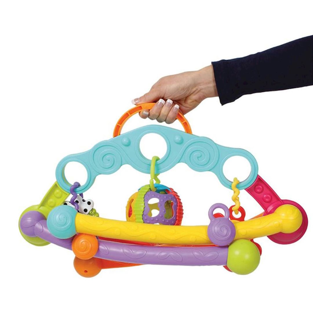 Oyuncaqlı qövs Playgro Fold and Go Playgym, 56x63x42 sm — Mallar, Bakı (2)
